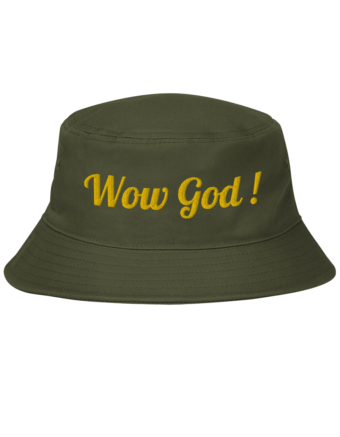 Load image into Gallery viewer, Wow God !® Green Bucket Hat
